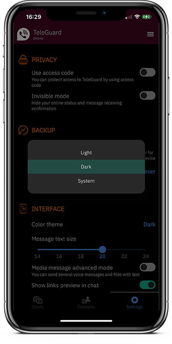 TeleGuard - secure messenger from Switzerland